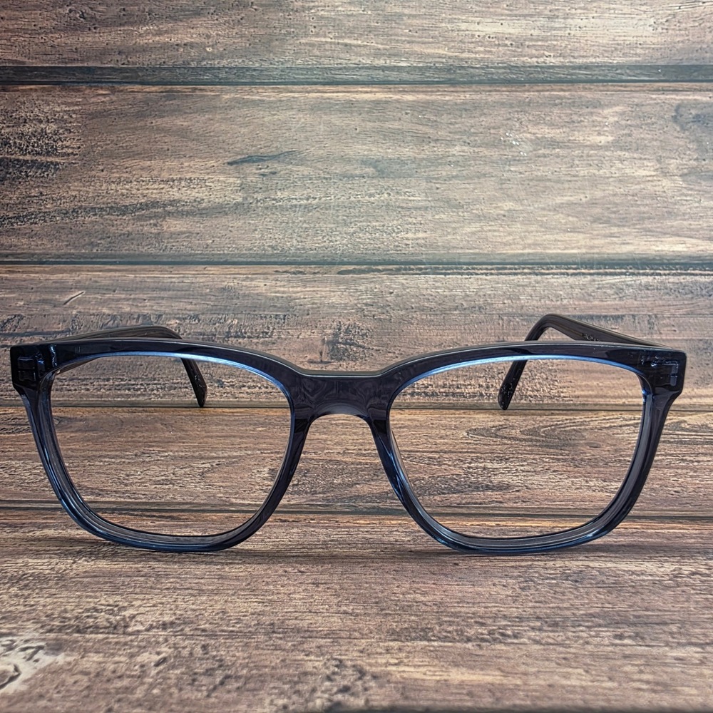 Warby Parker Barkley W 754 Translucent Grey Square Eyeglass Frames 53-19-145